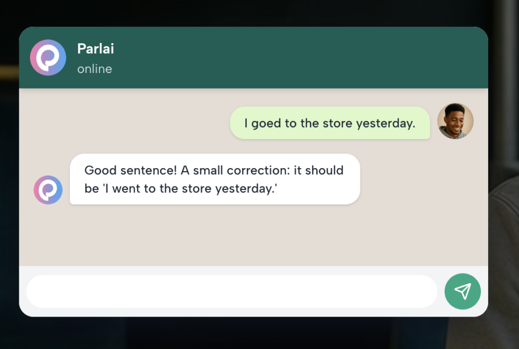echanges apprentissage langue Parlai sur Whatsapp