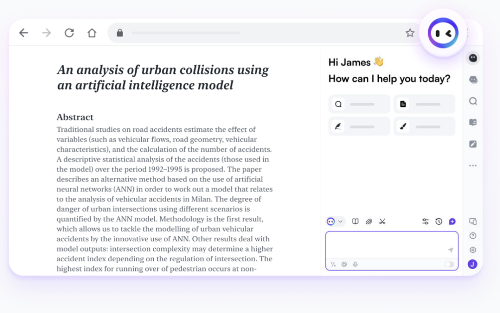 barre laterale de Monica