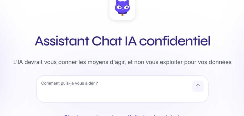 SIte de l'assistant chat Lumo IA